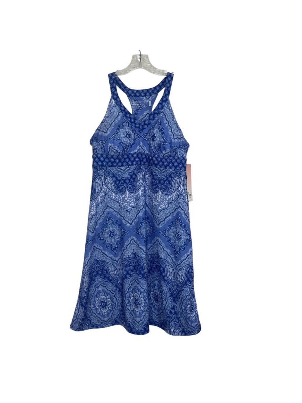 ZeroXposur Outdoor Lifestyle Dress Paisley Sleeveless Medium Blue New Summer
